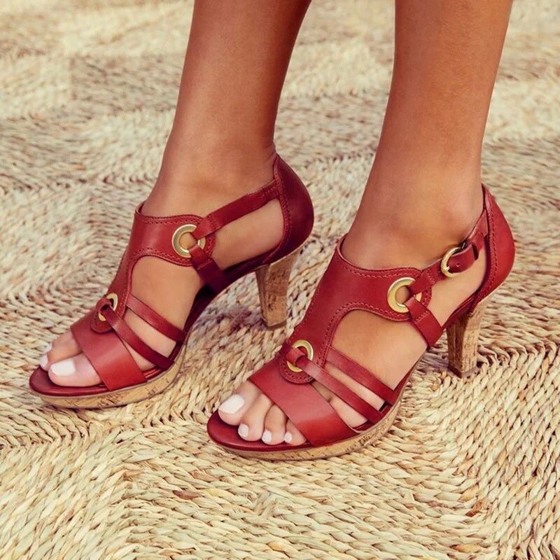 Stylish summer wedge sandals for women, offering orthopedic comfort & arch support.