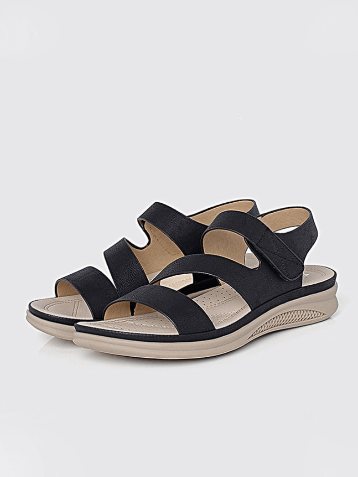 Durable women's casual wedge sandals, perfect for daily wear with orthopedic arch support.