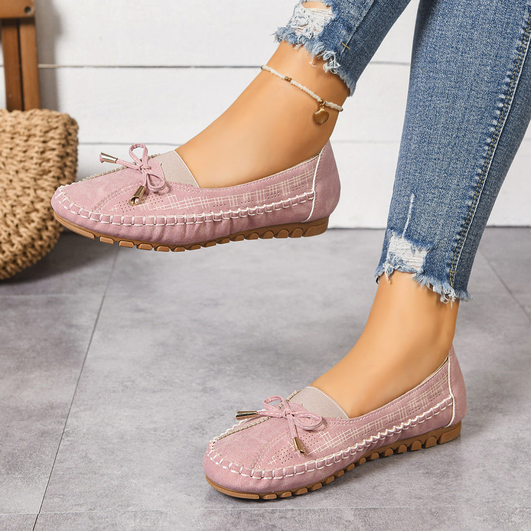 Stylish wide fit women's orthopedic loafers, designed for ultimate comfort & easy slip-on.
