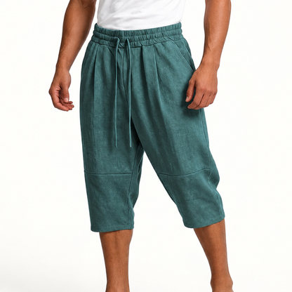 Women's Osaka relaxed fit cropped pants with drawstring waist, ideal for casual summer and spring fashion.