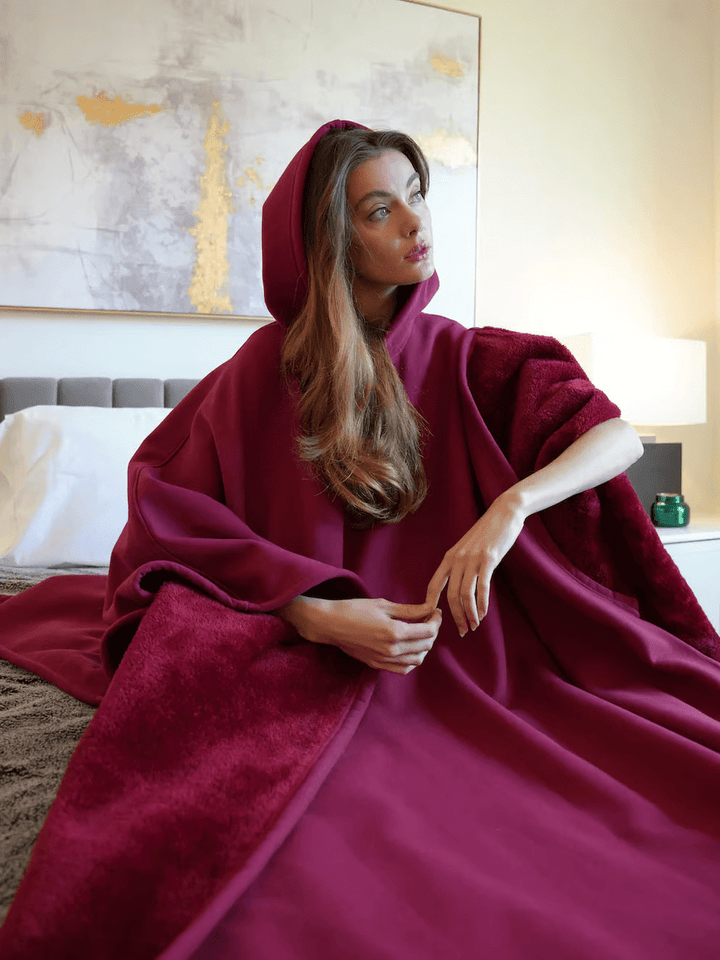 Relaxation hoodie: women's super soft, oversized, and calming top for coziness.