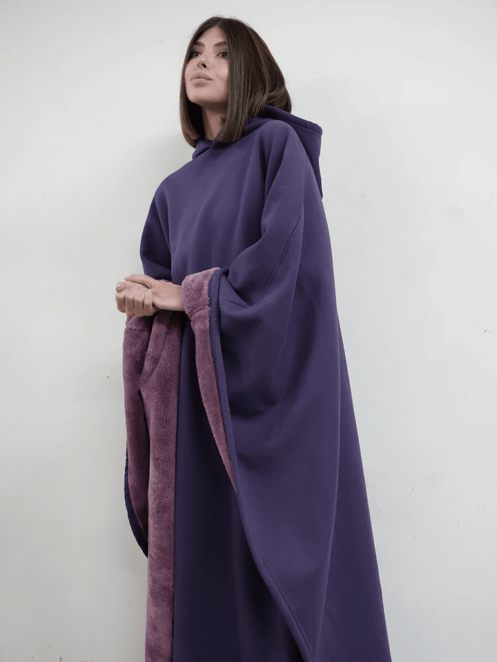 Cozy women's soft hoodie, perfect for ultimate relaxation & lounge wear fashion.