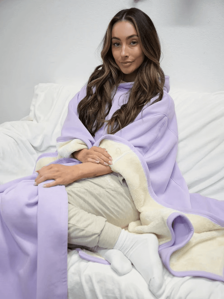 Calming oversized women's hoodie, a cozy & soft top for ultimate relaxation.