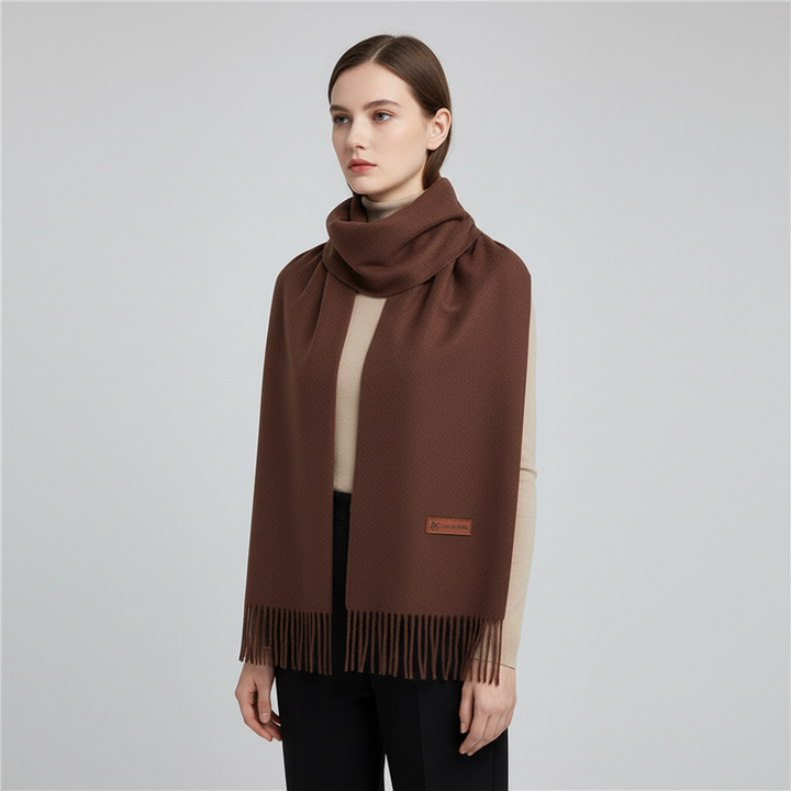 Ultimate cozy oversized women's winter scarf, soft, stylish, & perfect for cold weather comfort.