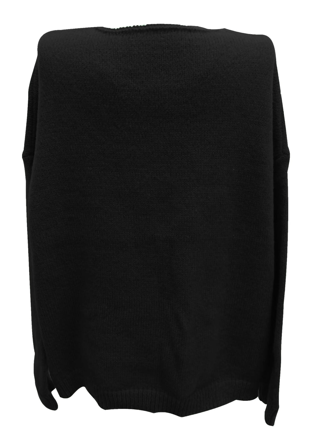 Curvy women's oversized V-neck sweater, plus size. Cozy long sleeve for fall & winter style.