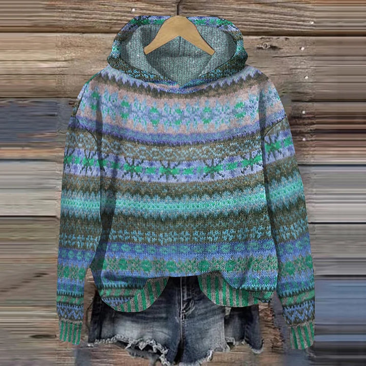 Comfortable women's oversized hoodie for cozy layering, featuring a soft texture, warmth & versatile loungewear.