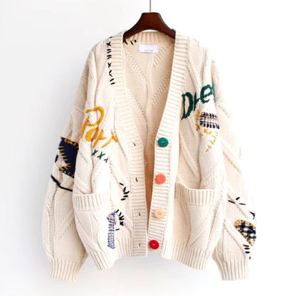 Women's Patcha Textured Long Cardigan, vibrant and cozy, perfect for fall layering & stylish outerwear.