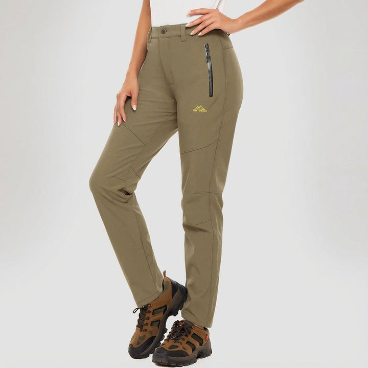Durable women's Patricia trekking pants. Waterproof, warm, and comfortable for all outdoor activities.