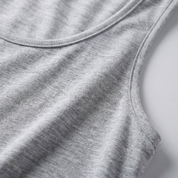 Women's workout sleeveless top. Ideal gym wear, fitness apparel, or casual summer training shirt.