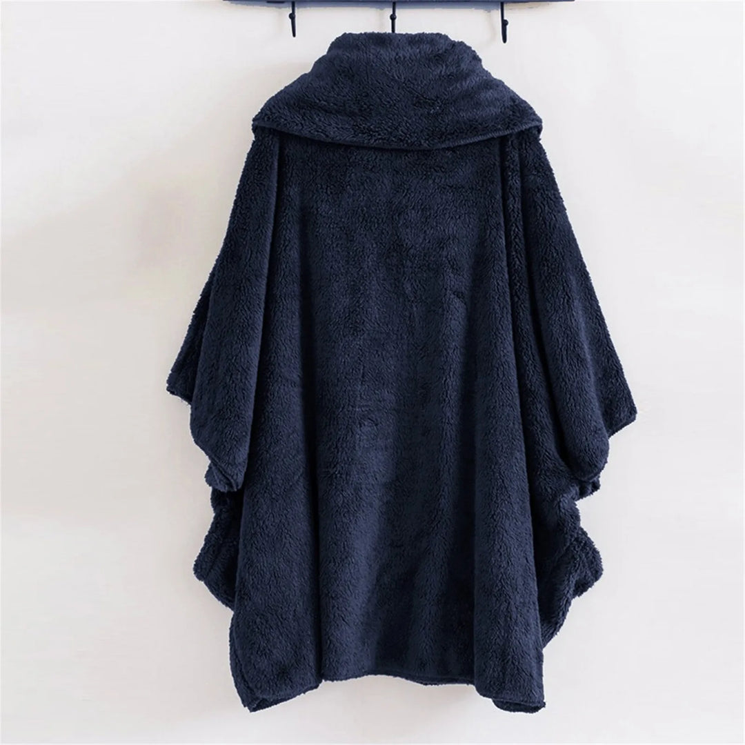 Women's plus-size cozy hooded windbreaker jacket. Essential outerwear for casual outings and cooler weather.