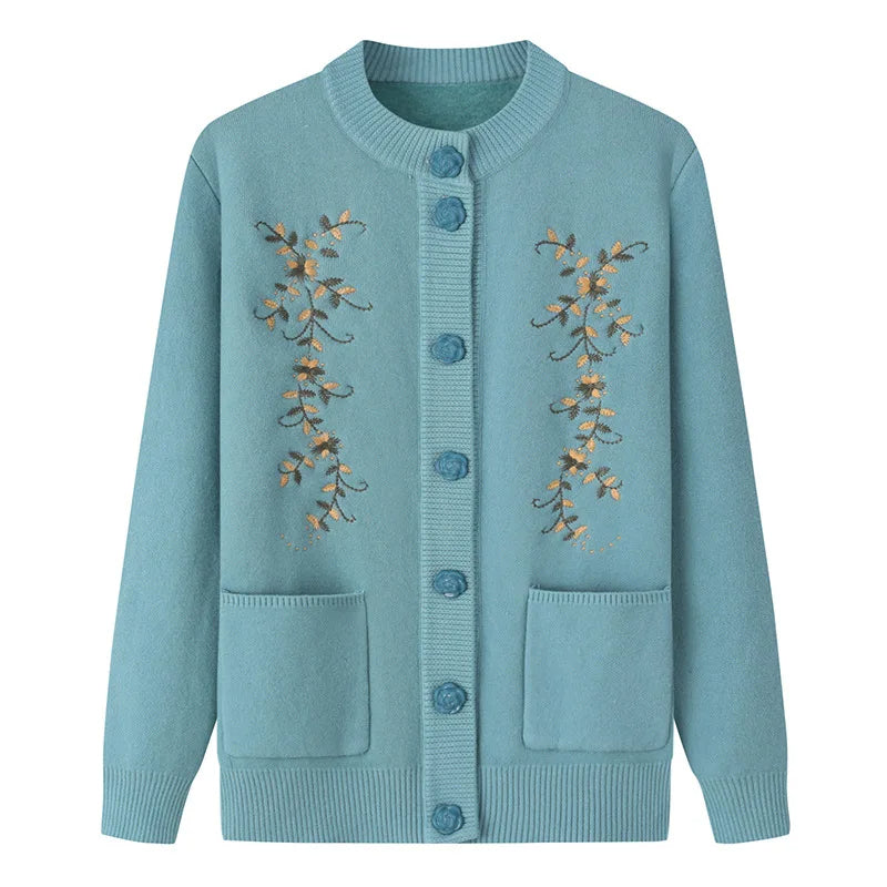 Soft plus size knit pullover sweater, long sleeve, ideal for fall and winter comfort.