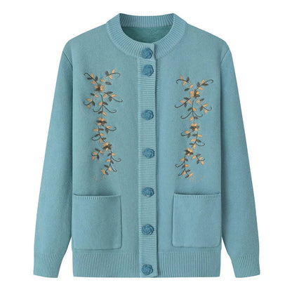 Soft plus size knit pullover sweater, long sleeve, ideal for fall and winter comfort.