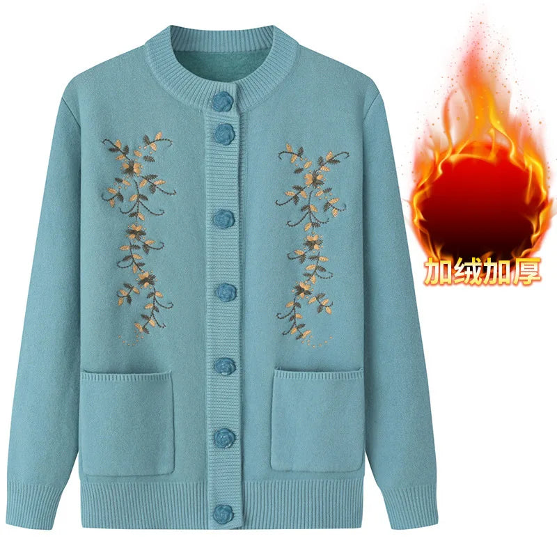 Plus size fashion knit sweater, long sleeve, perfect for winter wear & casual elegance.