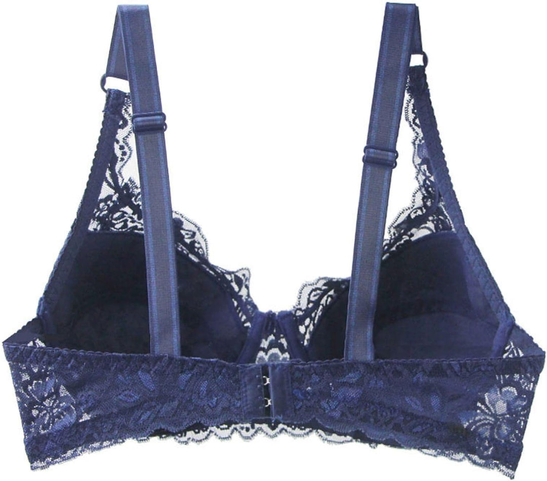 Full figure women's intimate wear: a sexy lace push-up bra for ultimate comfort, support & curve definition.