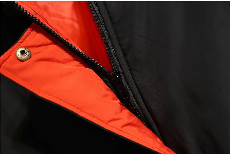 Oversized plus-size women's long hooded winter coat, padded for supreme warmth & comfort.
