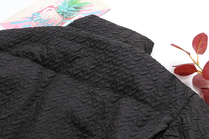 Warm mid-length women's plus-size outerwear for winter.