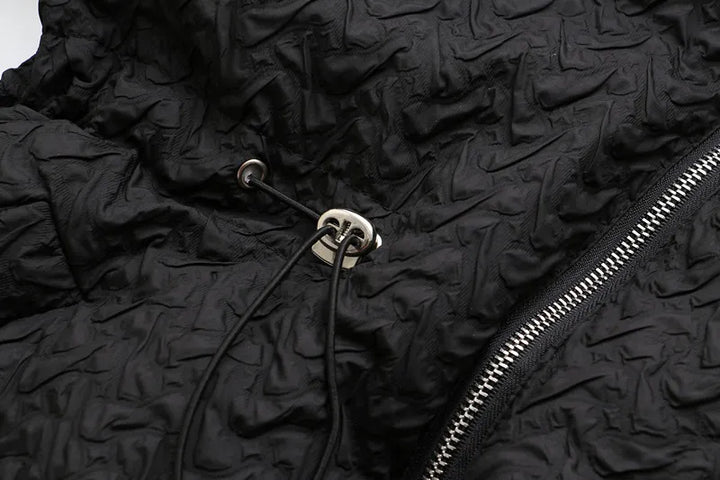 Women's oversized mid-length winter coat, cozy and warm.