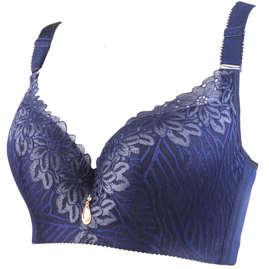 Women's plus-size minimizer bra with full coverage. Comfortable underwire support lingerie for everyday wear.