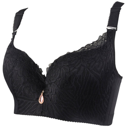 Comfortable underwire plus-size bra for women. Full coverage minimizer lingerie for all-day support.