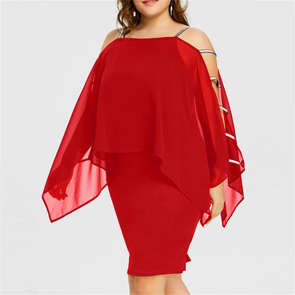 Autumn-ready plus size off-shoulder lace swing dress, combining vintage charm with modern elegance.