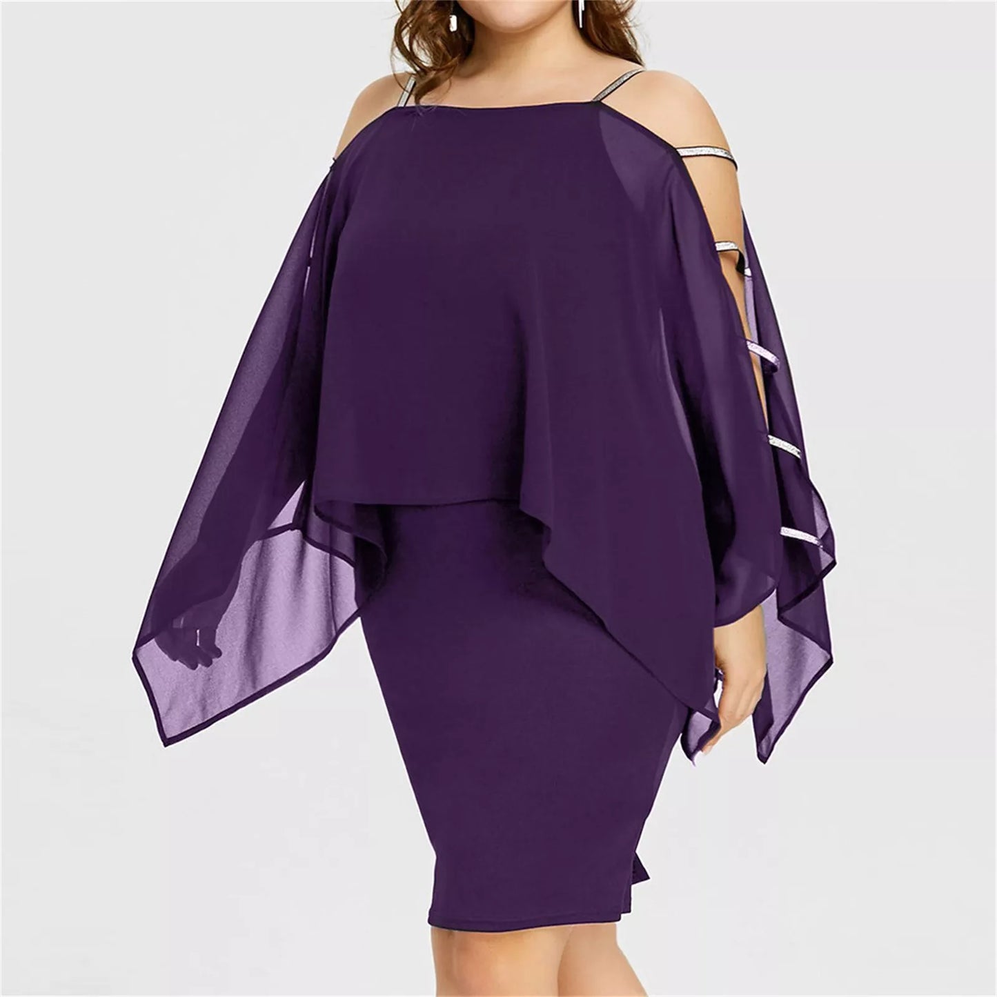 Vintage style plus size off-shoulder lace dress, perfect party dress for curvy women.