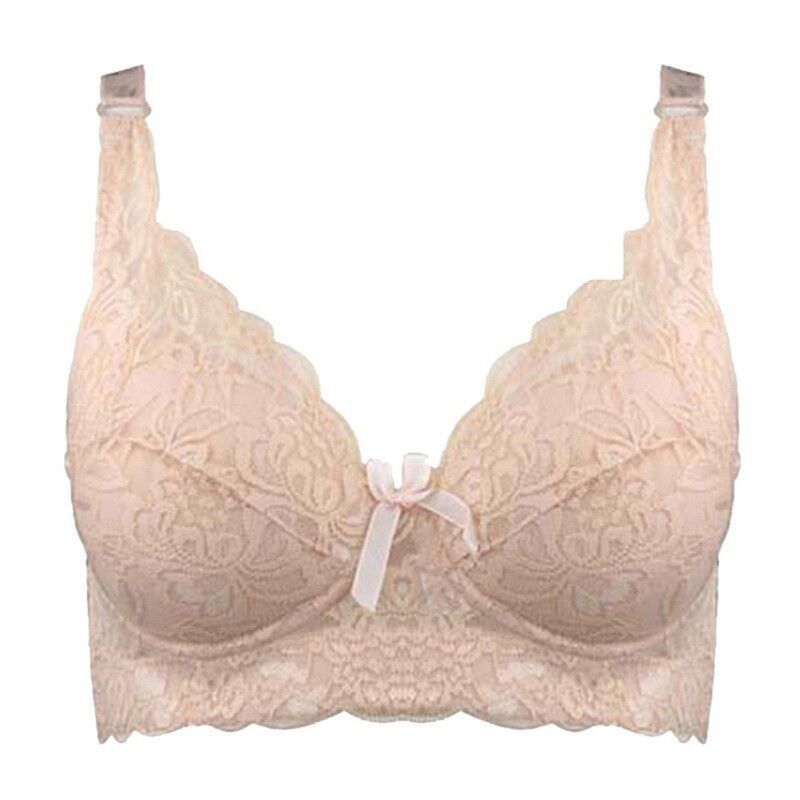 Soft, comfortable women's plus-size wire-free bra. Full coverage design for all-day support & elegant style.