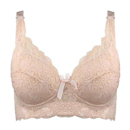 Soft, comfortable women's plus-size wire-free bra. Full coverage design for all-day support & elegant style.