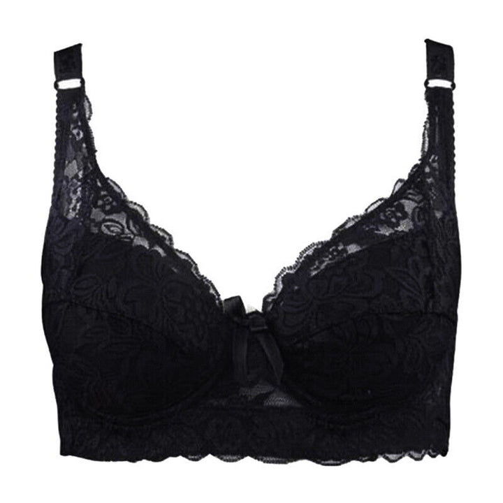 Supportive women's plus-size wire-free bra with full coverage. Padded, adjustable straps ensure ultimate comfort.