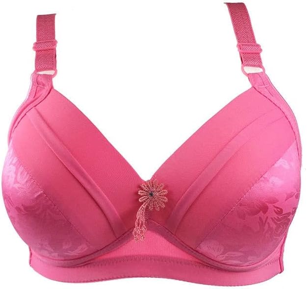 Seamless plus size full coverage bra with adjustable straps, wire-free comfort & smooth fit for women.