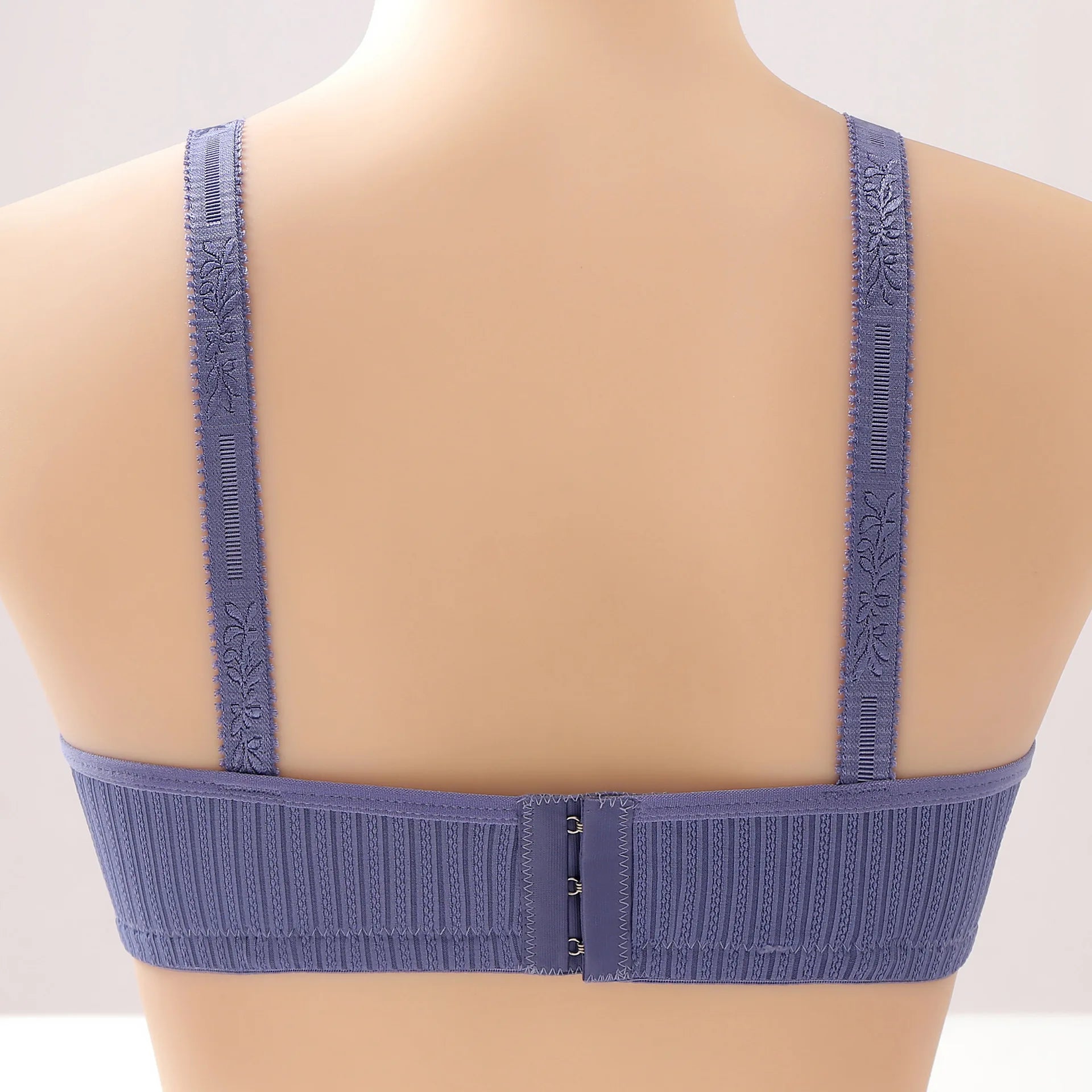 Plush plus size wireless push-up bra for women, offering comfortable lift, seamless design, and full figure support.