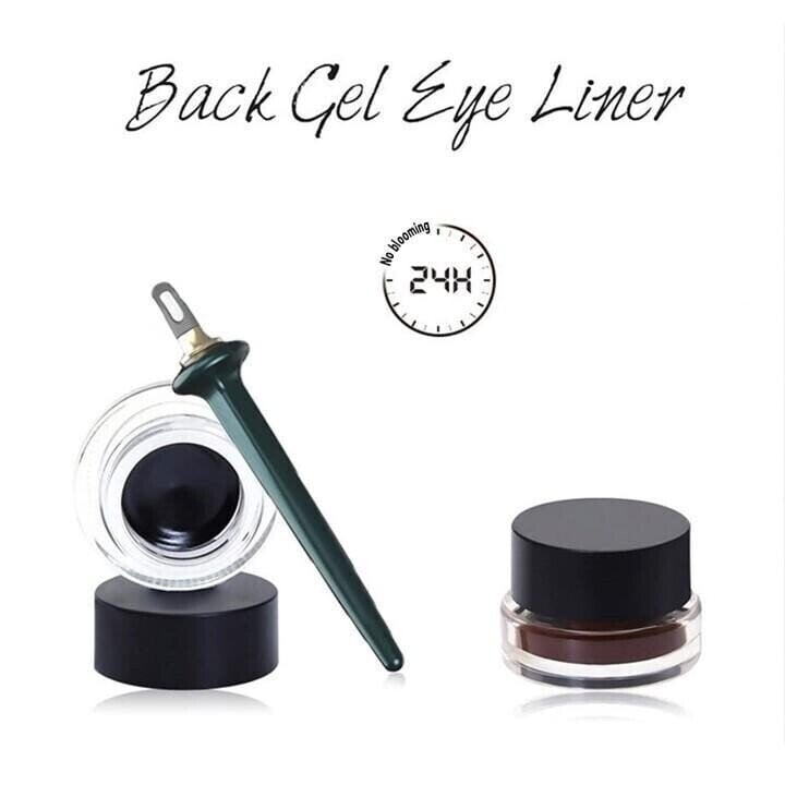 Complete gel eyeliner kit for women: precise, smudge-proof, and waterproof formula for professional, lasting eye makeup.