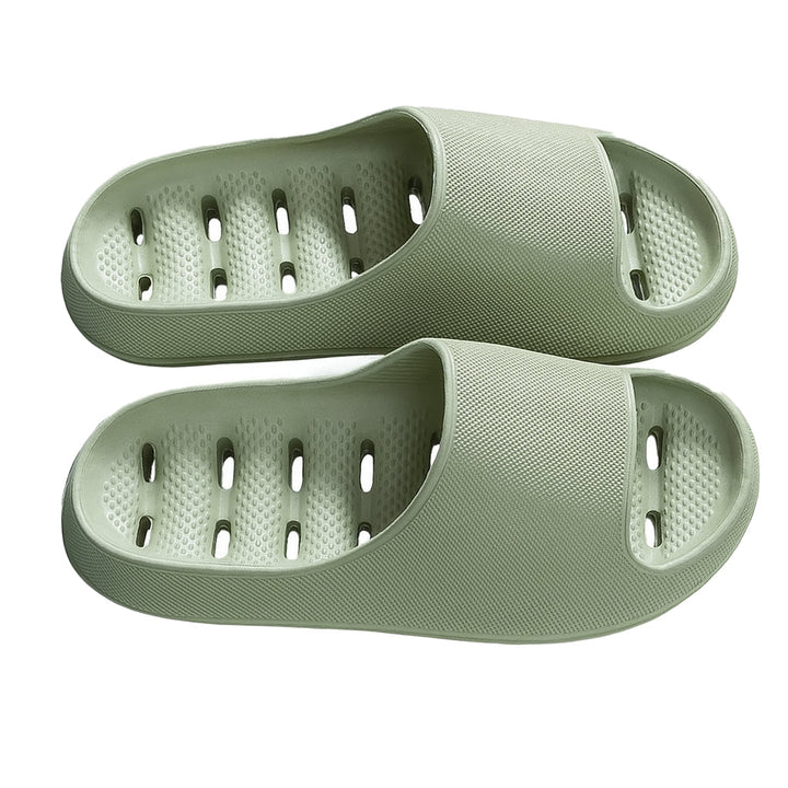 Non-slip women's shower slippers, perfect for bathroom, pool & wet areas. Quick-dry, comfortable, and durable footwear.
