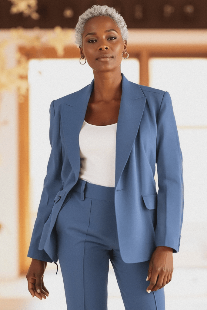 Women's relaxed breathable two-piece set in soft fabric, perfect for comfortable everyday style.
