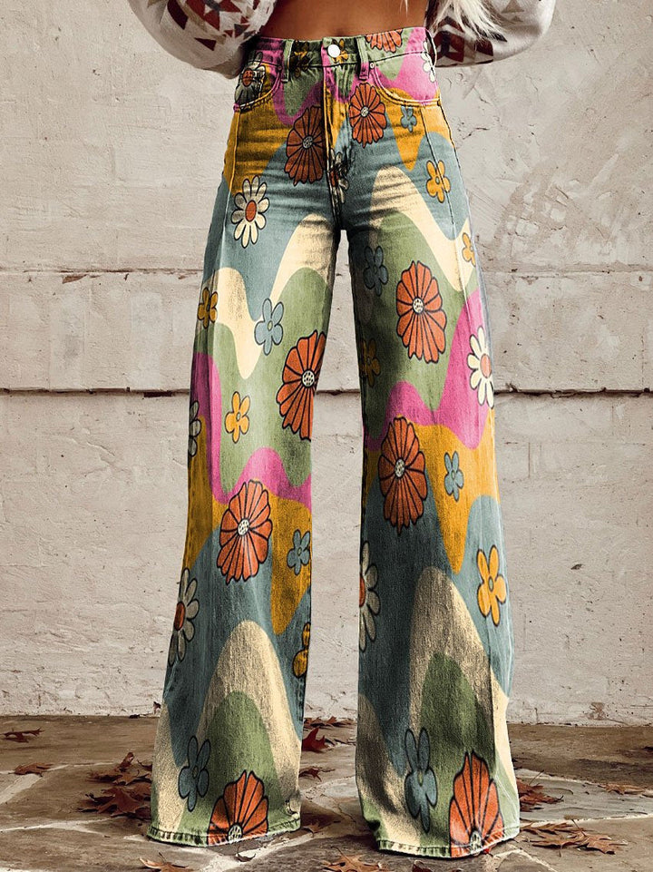 Loose fit women's jeans, designed for comfort and effortless style.