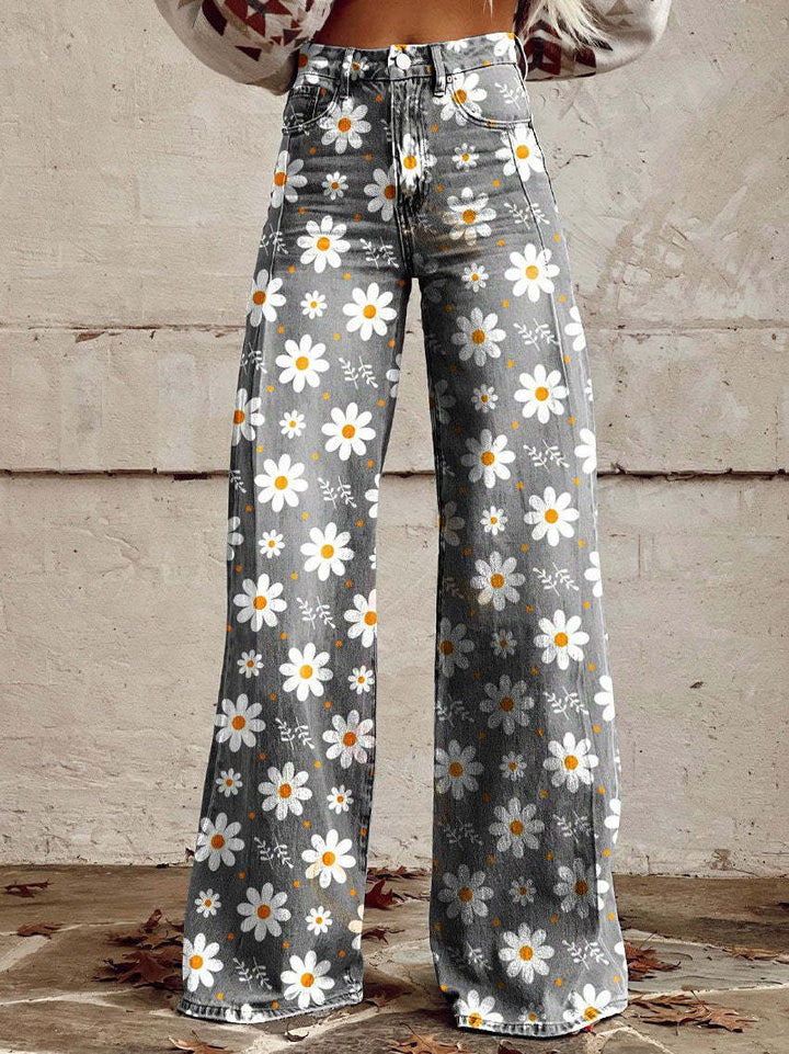Versatile women's loose jeans, offering comfort and style for summer and spring.