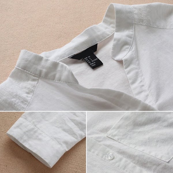 Women's relaxed fit breathable shirt, perfect for casual everyday comfort during spring and summer.