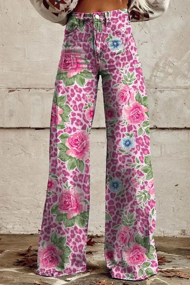 Breathable women's relaxed fit jeans, great for everyday summer fashion.