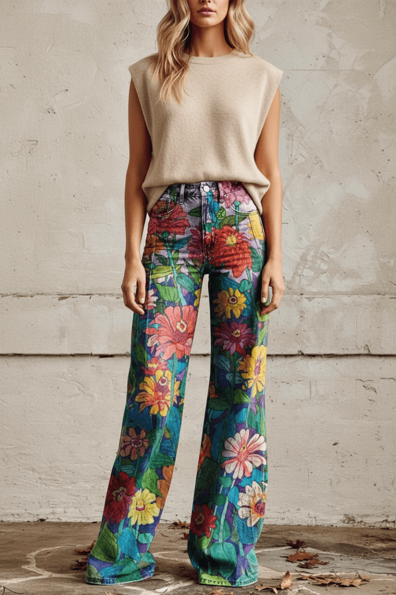 Everyday women's denim, relaxed fit and breathable, designed for summer comfort.