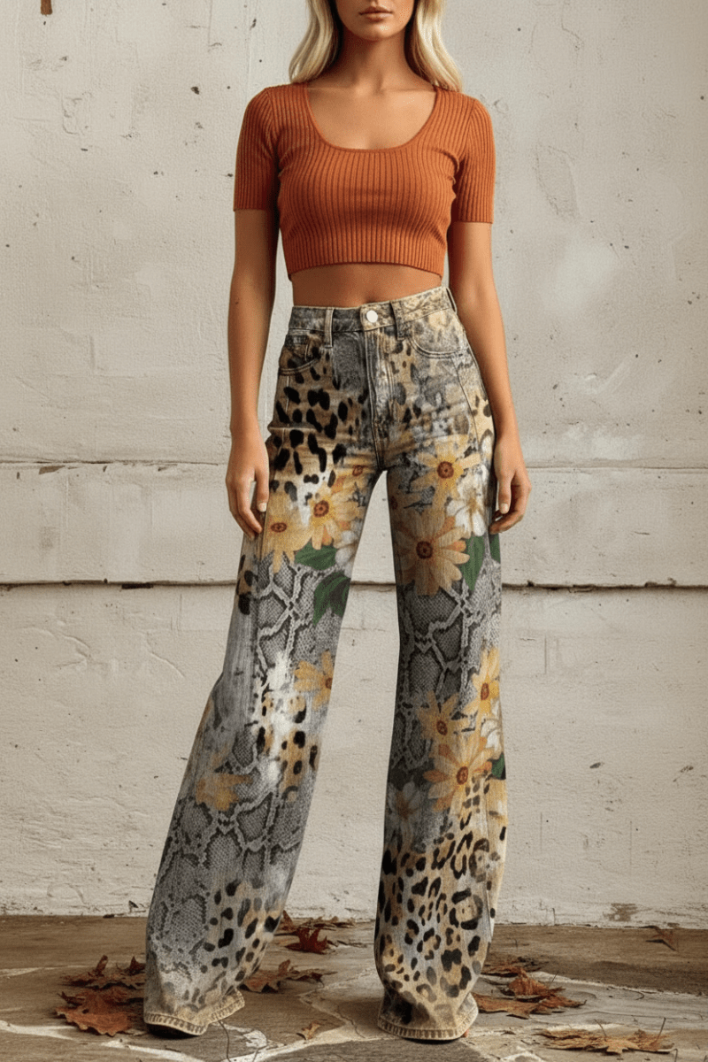 Relaxed fit women's casual jeans, providing breathable comfort for summer days.