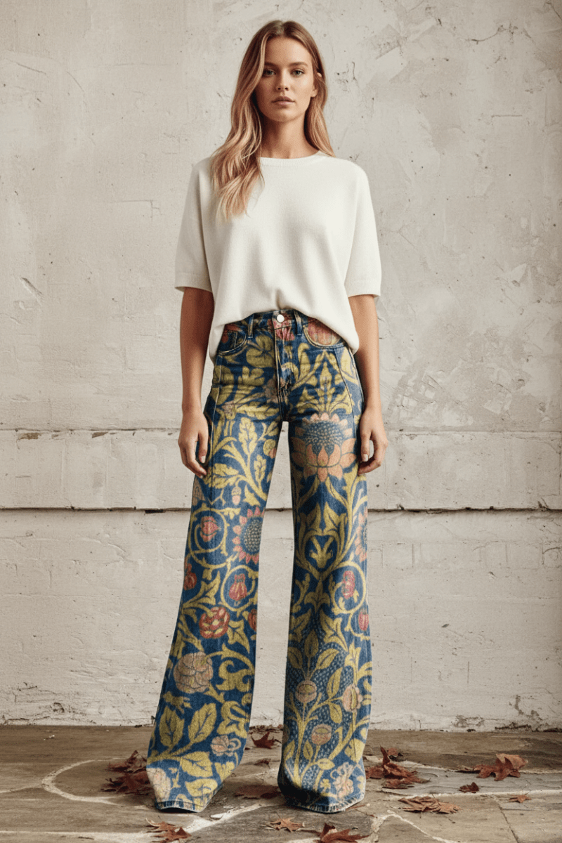 Women's breathable jeans, relaxed fit and stylish for any summer occasion.