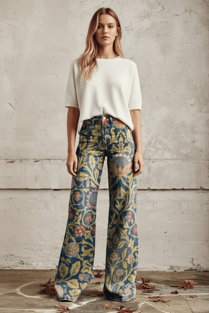 Women's breathable jeans, relaxed fit and stylish for any summer occasion.