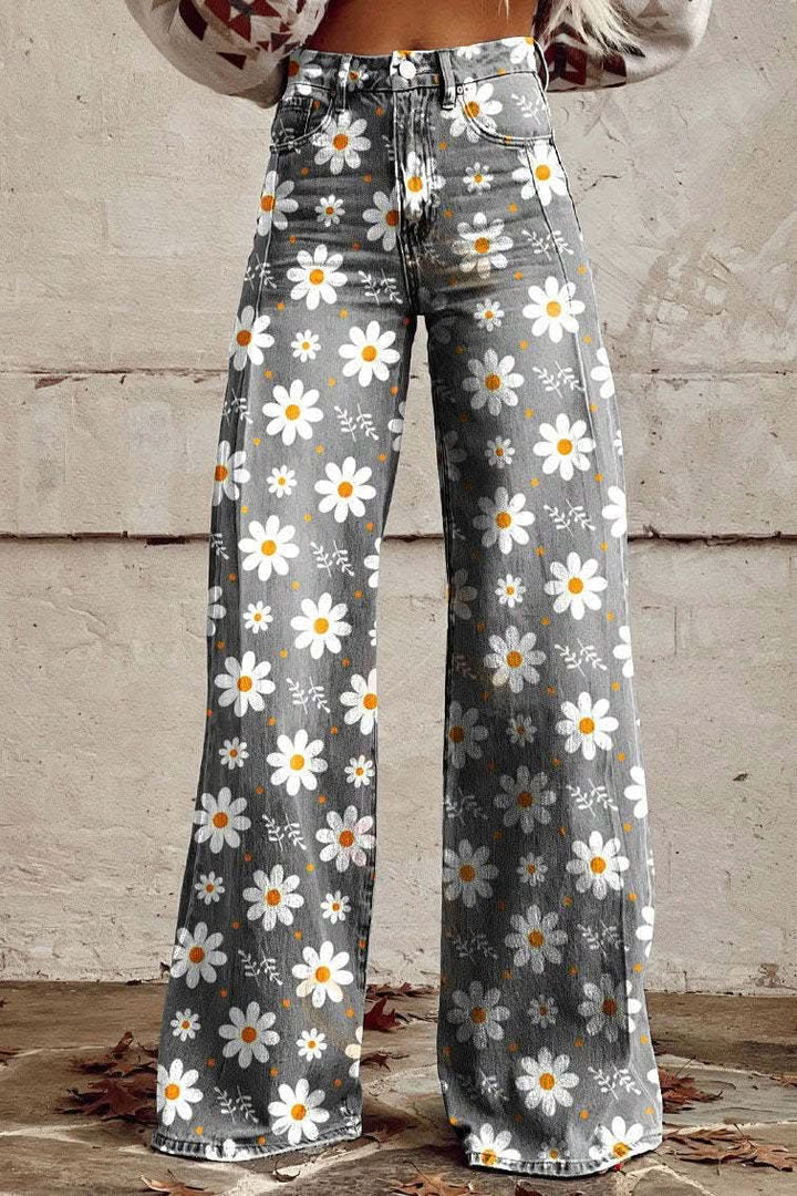 Lightweight loose fit women's jeans, ideal for breathable summer style.