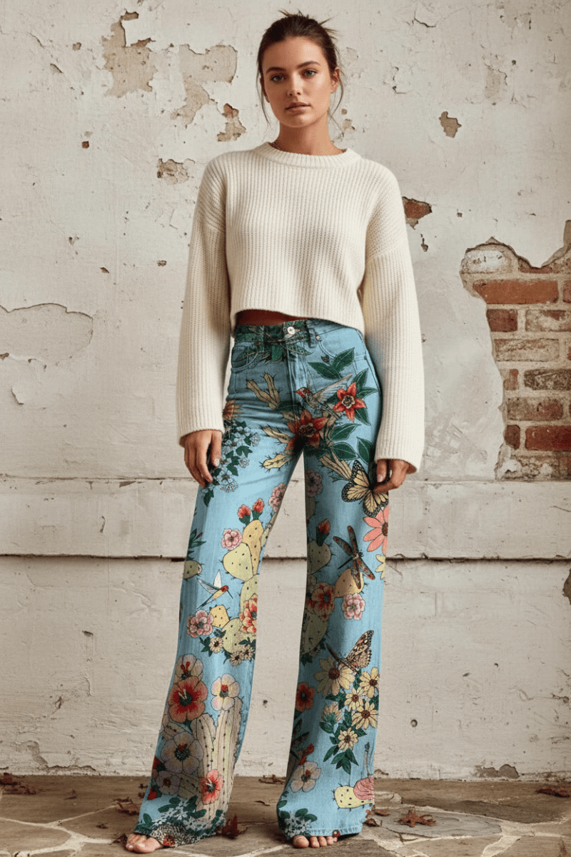 Breathable everyday women's denim, relaxed fit and perfect for summer.