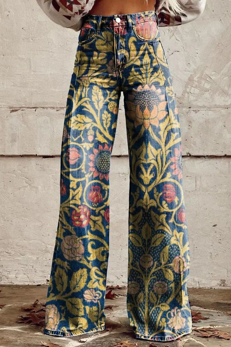 Fashionable women's relaxed fit jeans, designed for ultimate summer comfort.