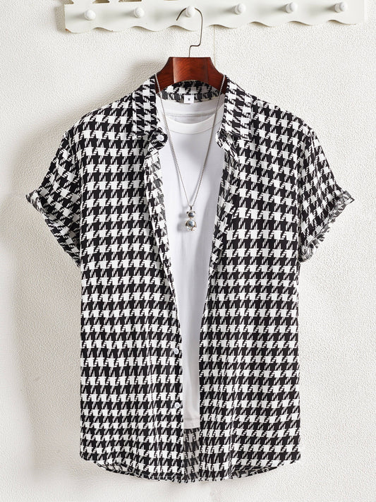 Women's relaxed fit cotton blend button-up shirt, versatile for casual wear.