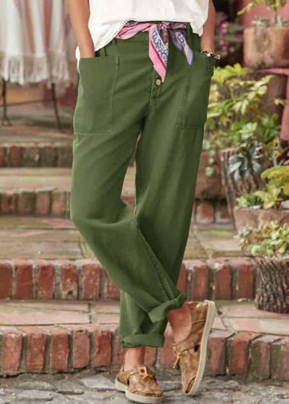 Elegant women's relaxed wide leg pants, stylish for spring & summer fashion.