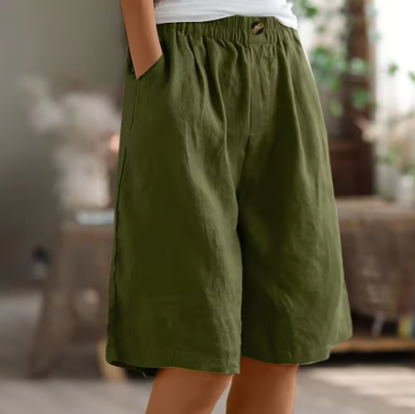 Women's Renee comfort shorts with elastic waistband, relaxed fit, perfect for casual summer wear.