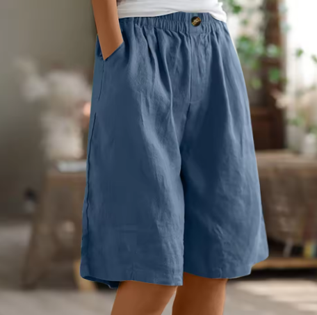 Back view of Women's Renee casual shorts, highlighting comfort and versatile summer style.