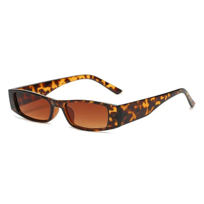 Must-have 90s retro slim sunglasses for women, a chic accessory providing UV protection for summer.