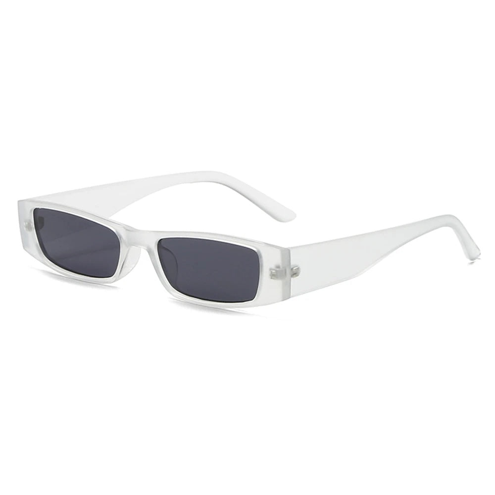 Women's retro slim sunglasses, a fashion-forward 90s accessory with summer style & UV protection.